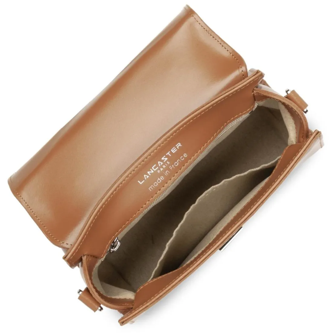 Petit sac à main en cuir camel Suave Even