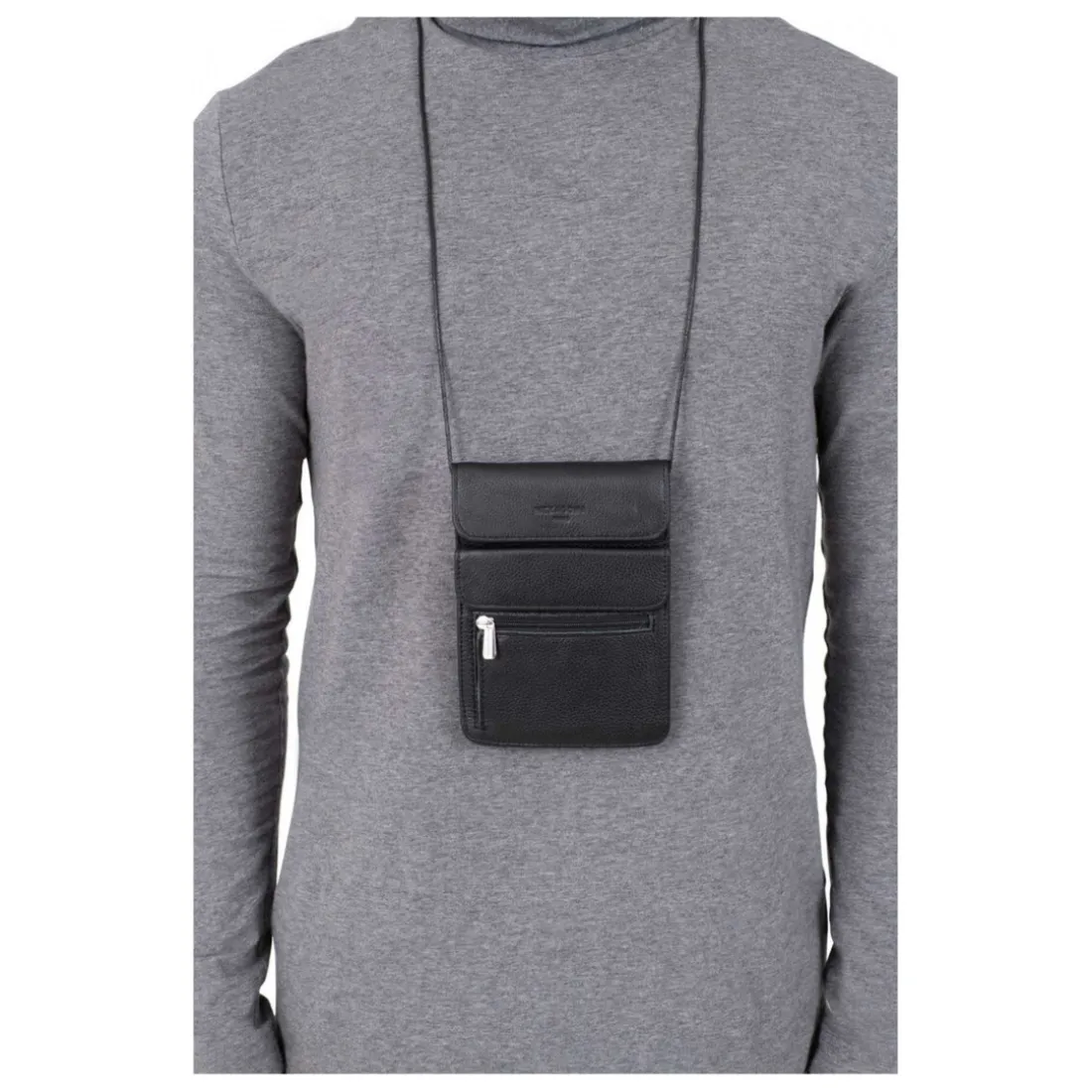 Pochette ceinture Cuir CONFORT Marine