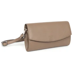 Pochette de soirée - Cuir de vachette - Écorce - Confort beige