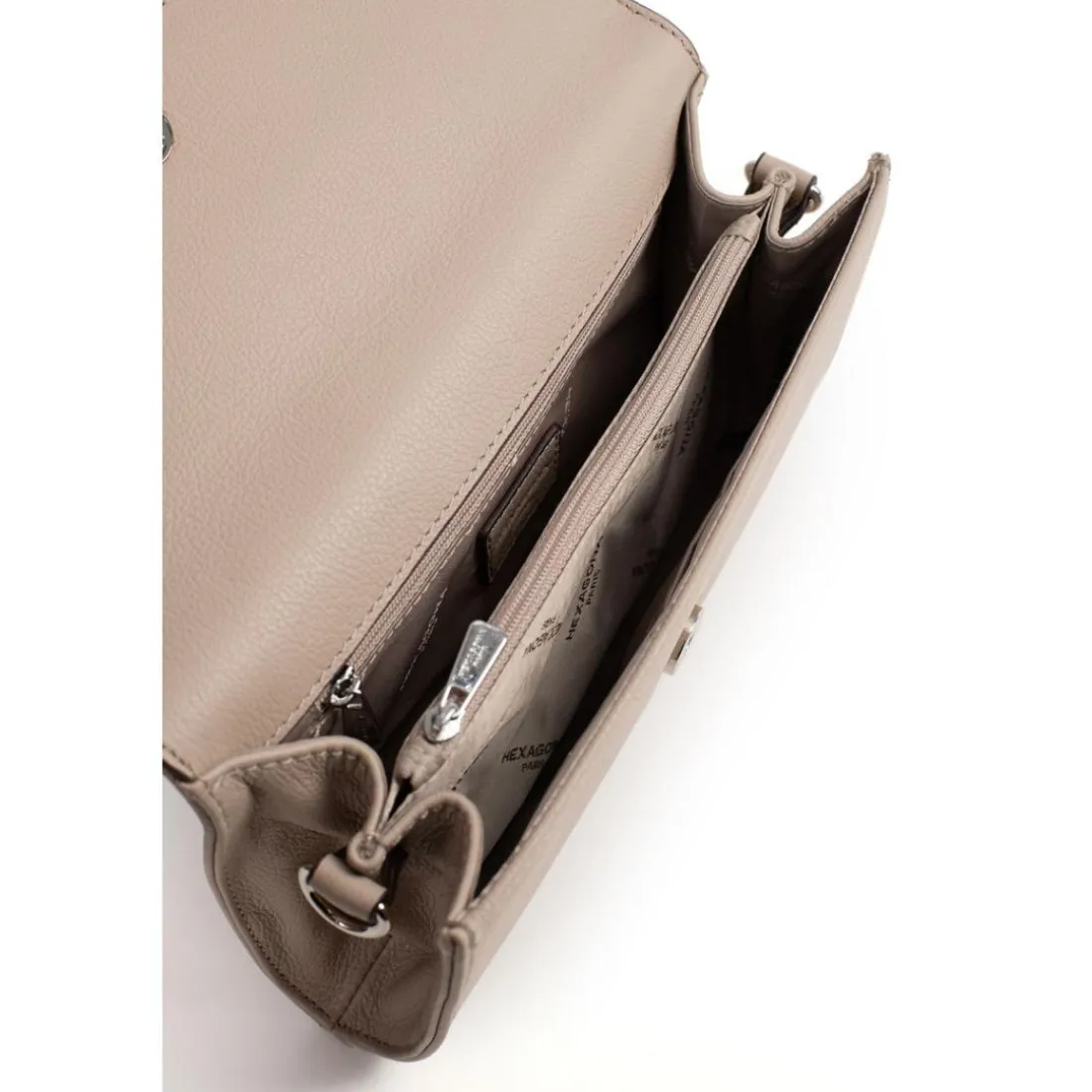 Pochette de soirée Cuir CONFORT Naturel Vale