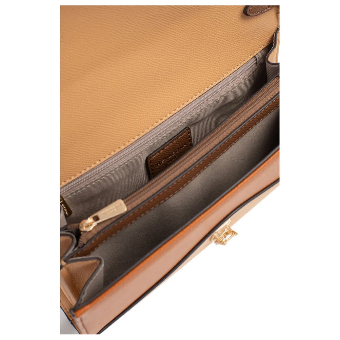 Pochette de soirée MERLINE Chocolat/Multicolore Cara