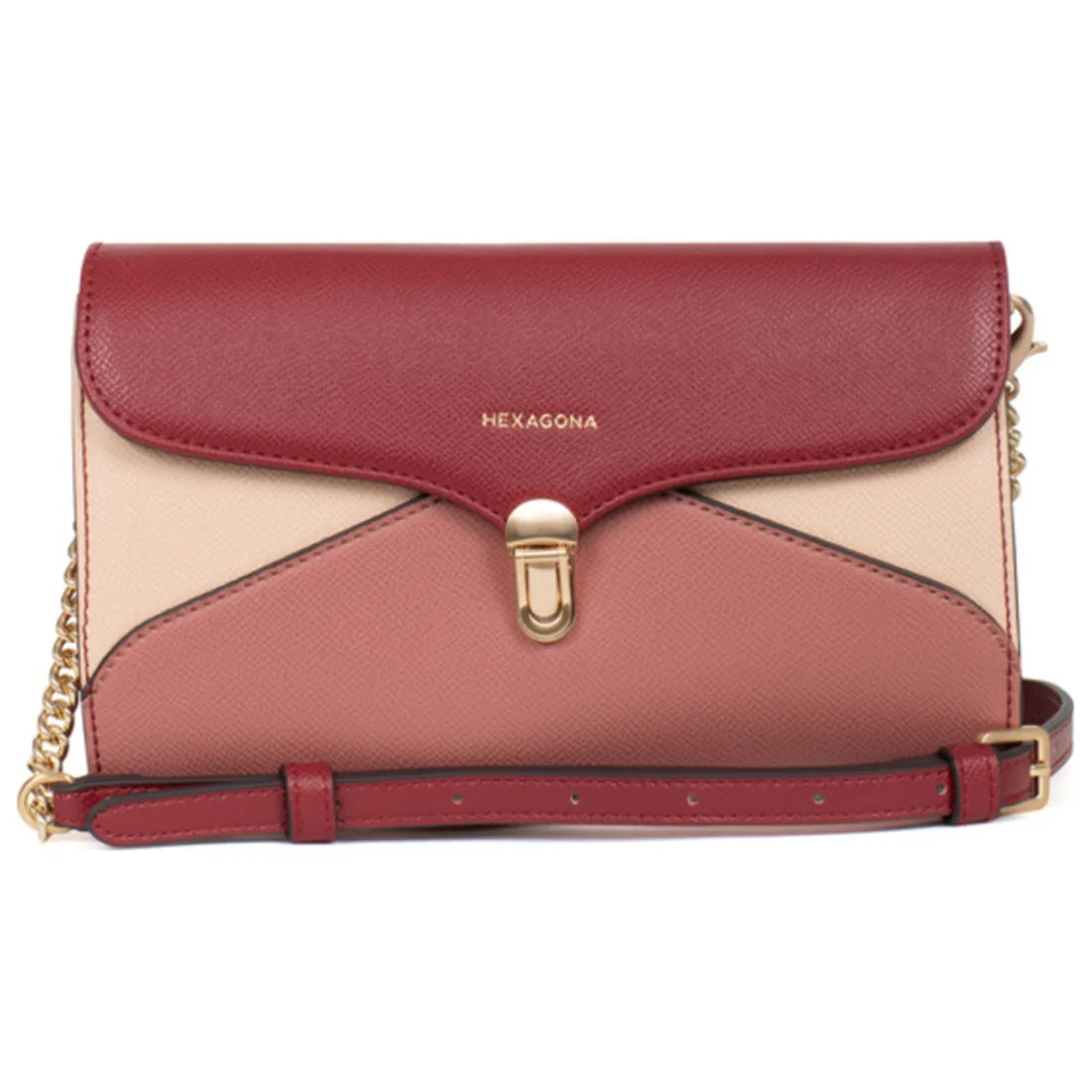 Pochette de soirée MERLINE Bordeaux/Multicolore Eve