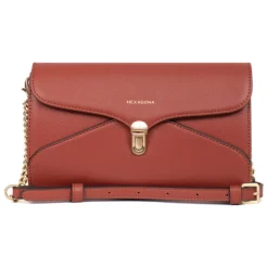Pochette de soirée MERLINE Brique Pey