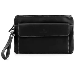 Pochette dragonne Cuir FELIN Noir Jovi