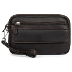 Pochette dragonne Cuir FELIN Marron