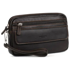 Pochette dragonne Cuir FELIN Marron