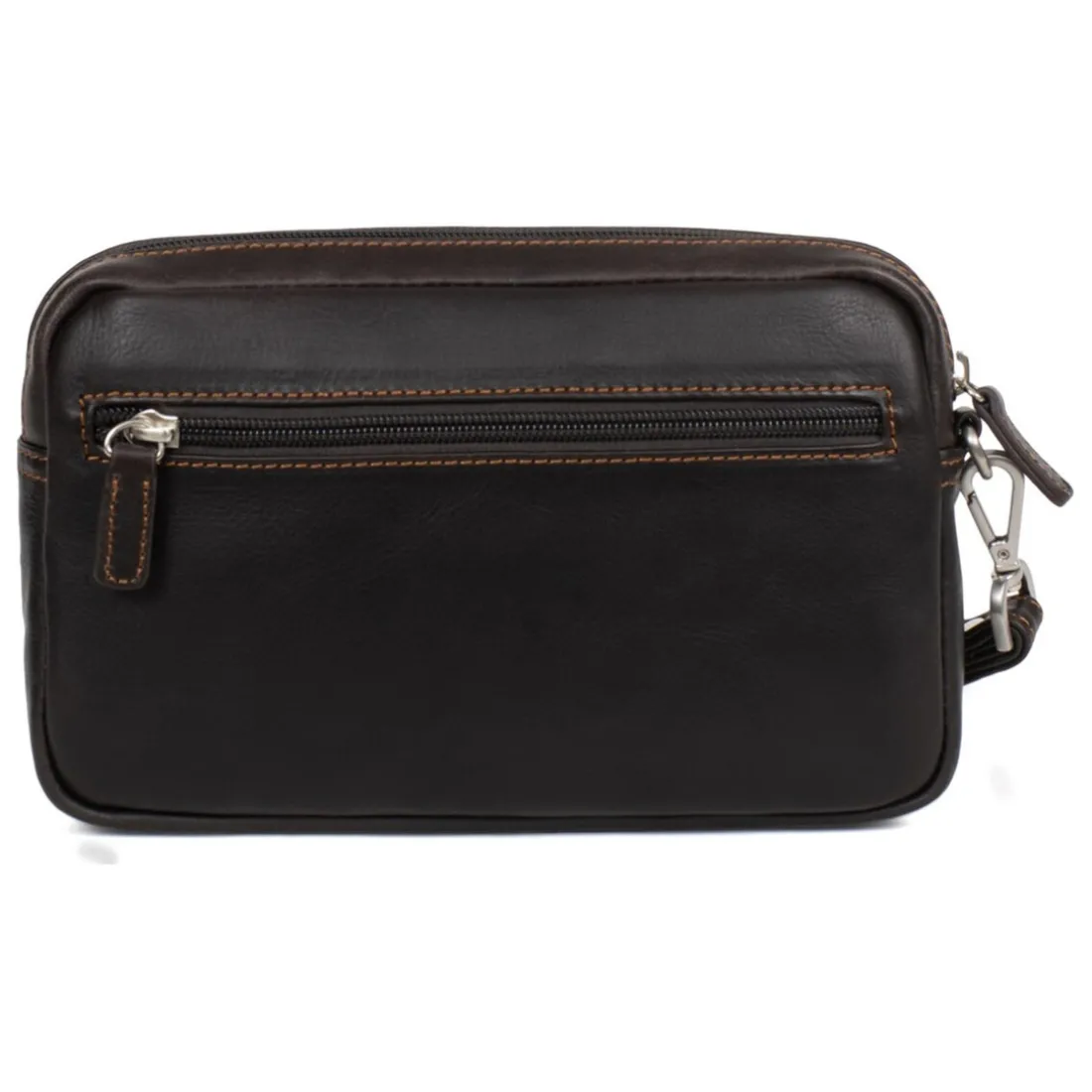 Pochette dragonne Cuir FELIN Marron