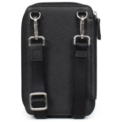 Pochette téléphone avec portefeuille Stop RFID Cuir CONFORT Noir