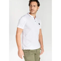Polo Aron blanc en coton