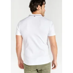 Polo Aron blanc en coton