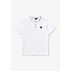Polo Aron blanc en coton