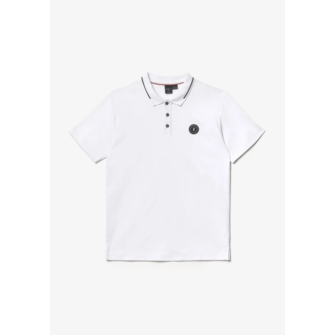 Polo Aron blanc en coton