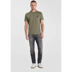 Polo ARON kaki Jay en coton