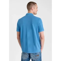 Polo DYLON bleu en coton Bo