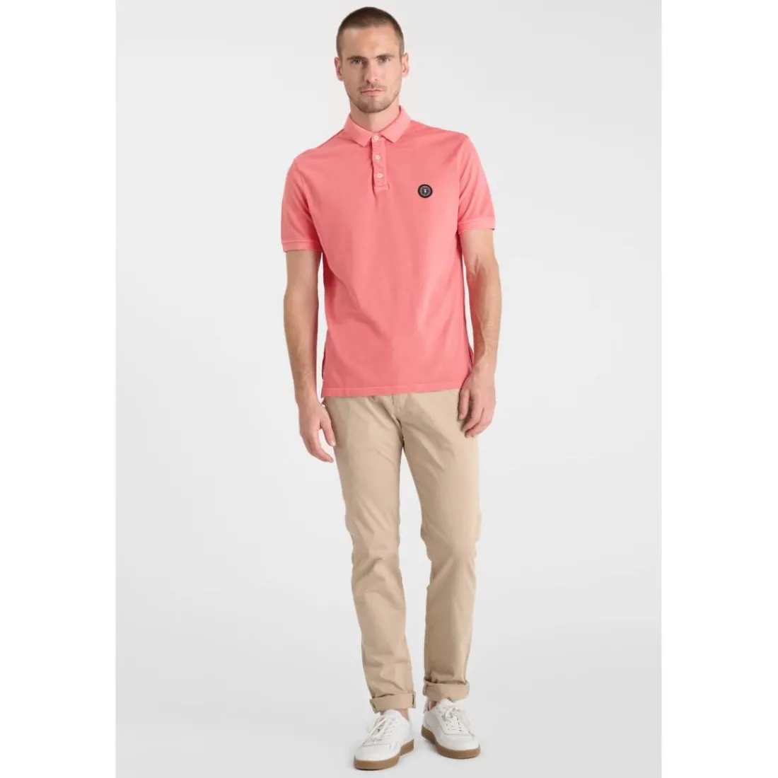 Polo DYLON rose en coton Beau