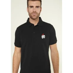 Polo ERADE noir York en coton