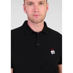 Polo ERADE noir York en coton