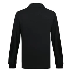 Polo homme noir multi en coton