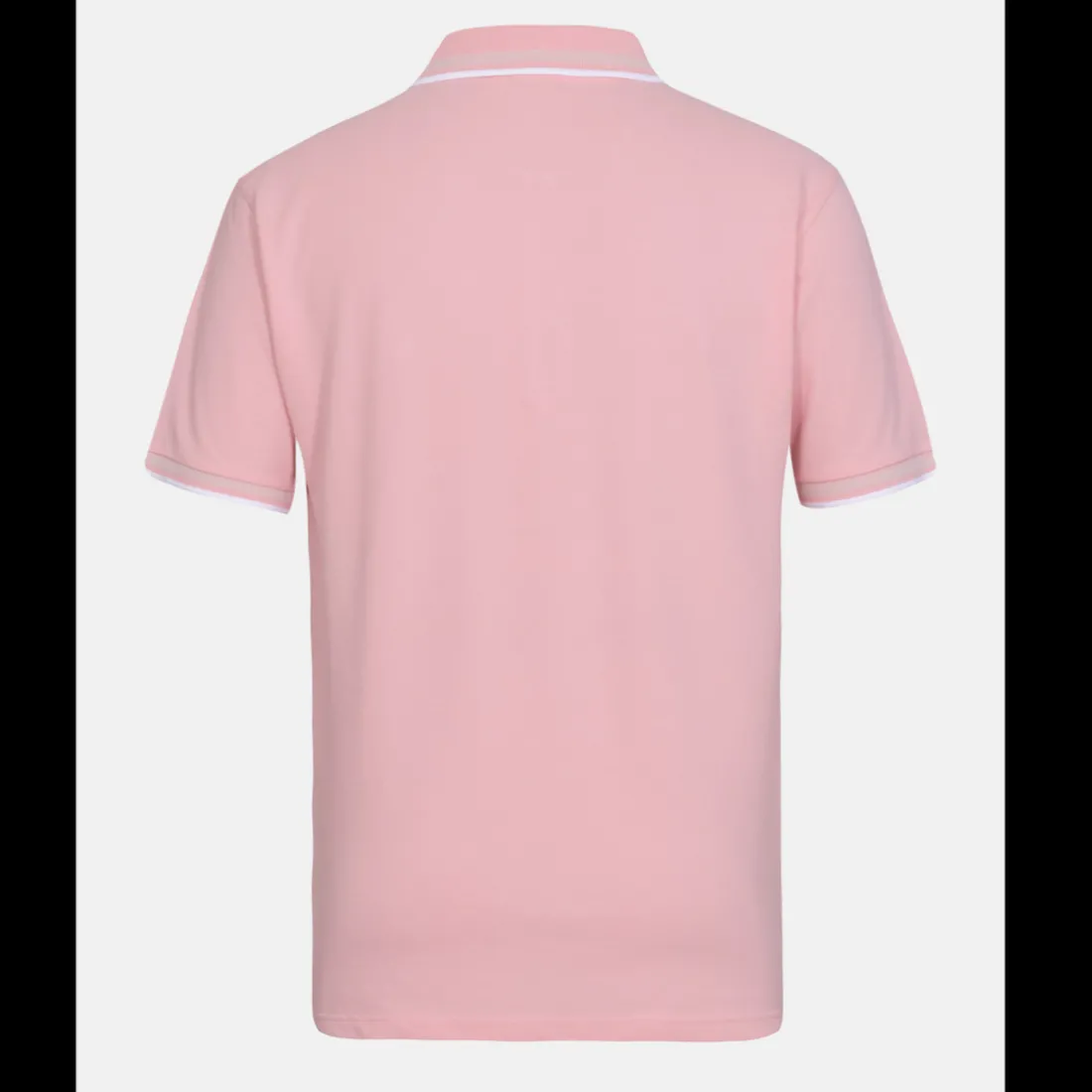 Polo M Courtes en coton JAROD Pink rose
