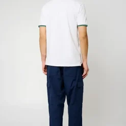 Polo M Courtes en coton TOBY White blanc