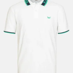 Polo M Courtes en coton TOBY White blanc