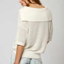Polo M Courtes LAIZA blanc en coton