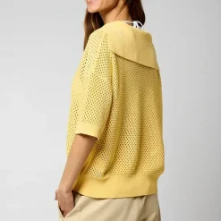 Polo M Courtes LAIZA jaune en viscose
