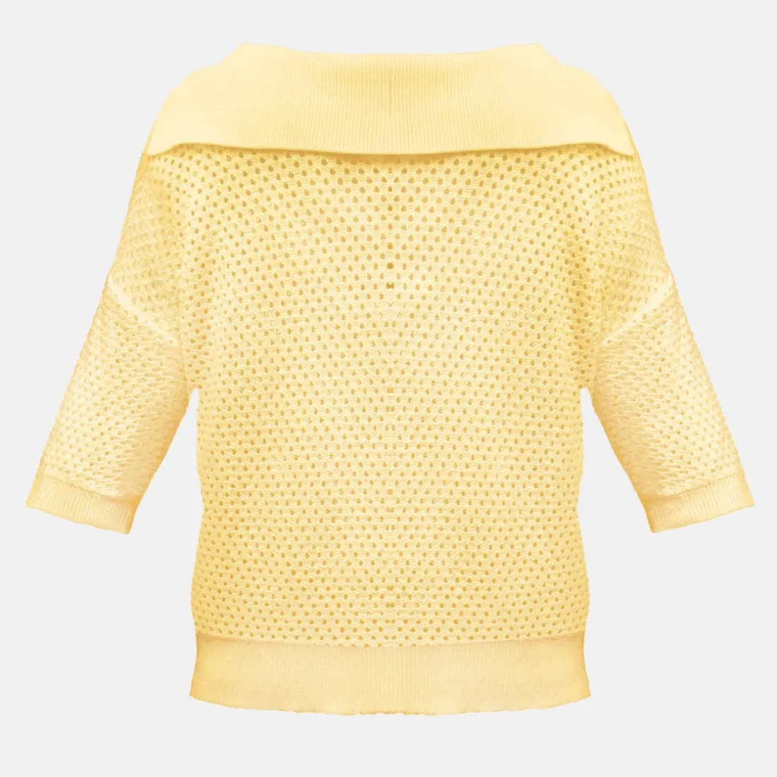 Polo M Courtes LAIZA jaune en viscose