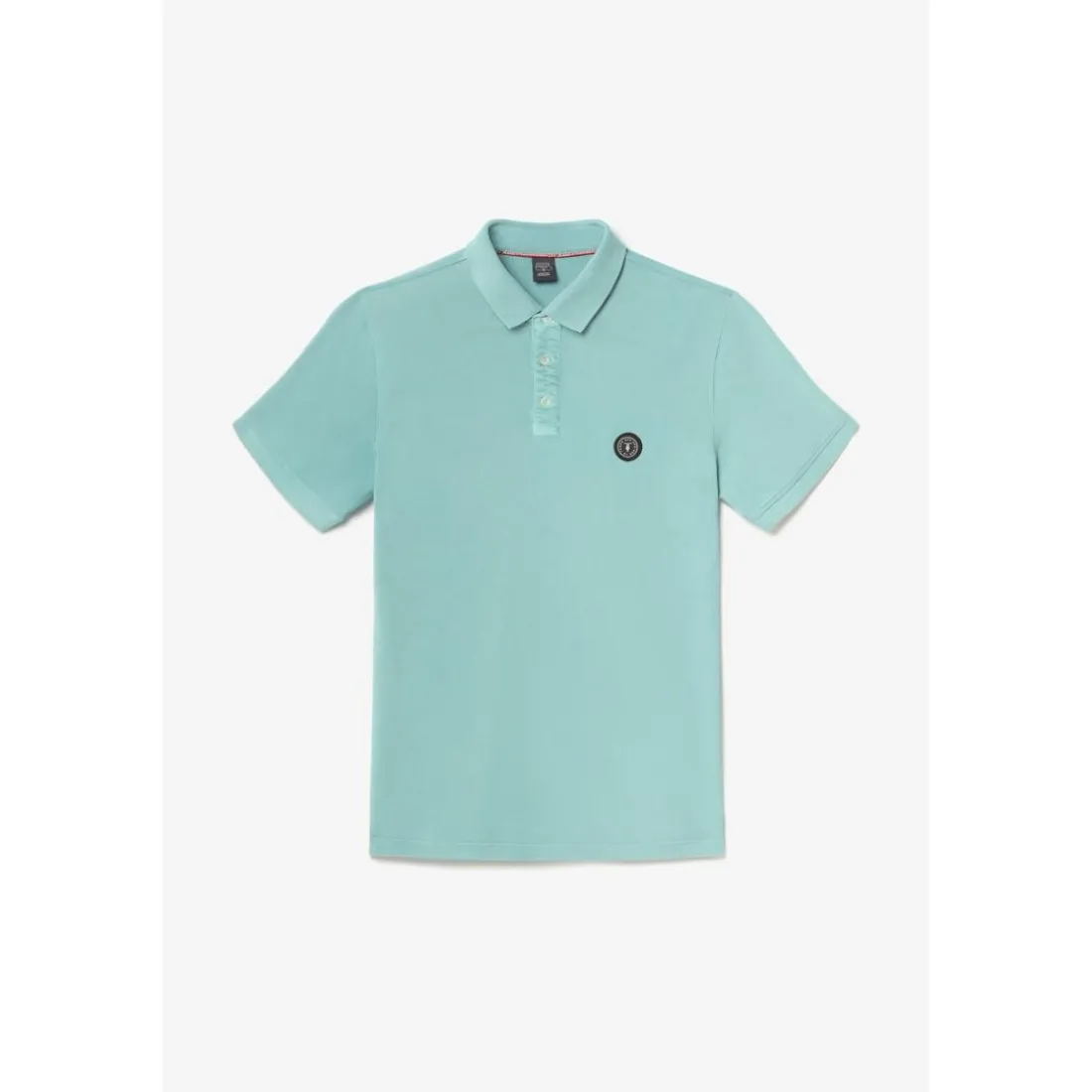 Polo manches courtes en coton DYLON bleu Owen