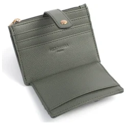Porte-cartes Cuir MERLINE Kaki Ivy