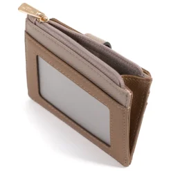 Porte-cartes Cuir MERLINE Écorce/Taupe Gwen