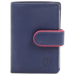 Porte-cartes Cuir MULTICO Bleu/Multicolore