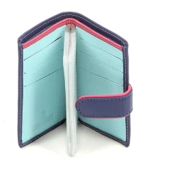 Porte-cartes Cuir MULTICO Bleu/Multicolore