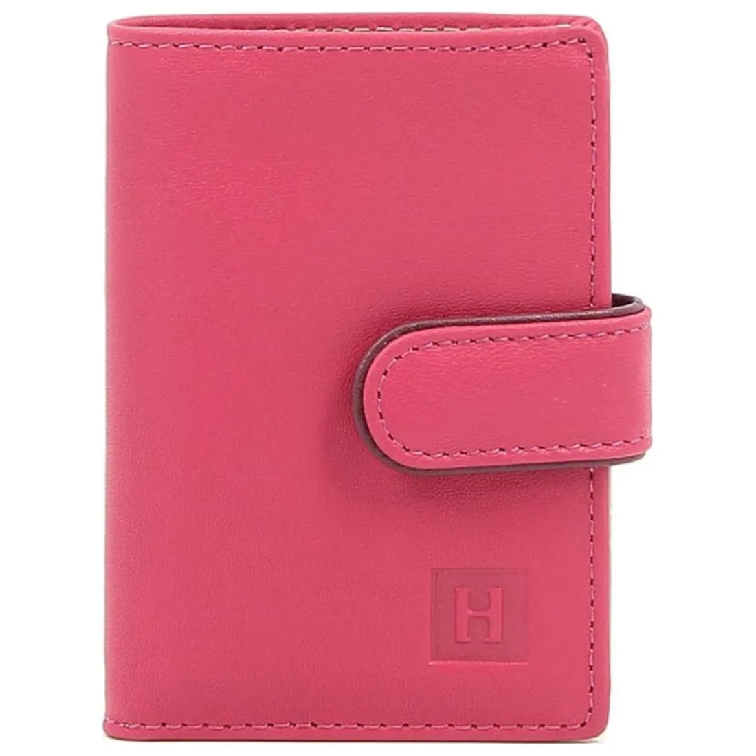 Porte-cartes Cuir MULTICO Fuchsia/Multicolore