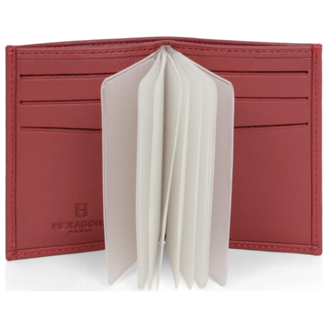 Porte-cartes Cuir SOFT Rouge Xavi