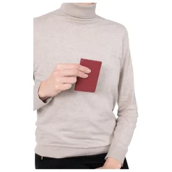 Porte-cartes Cuir SOFT Rouge Axel