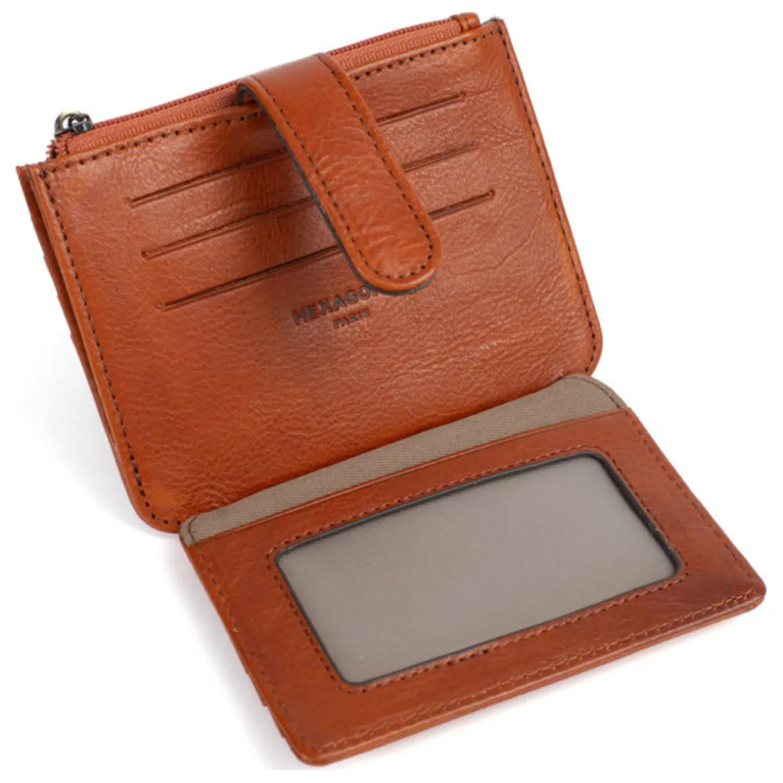 Porte-cartes ONDINE Cognac Vox en cuir