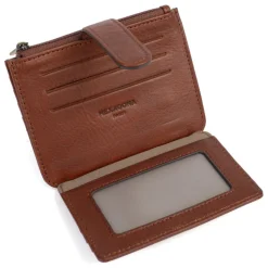 Porte-cartes ONDINE Marron Agnes en cuir