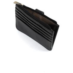 Porte-cartes ONDINE Noir Daisy en cuir