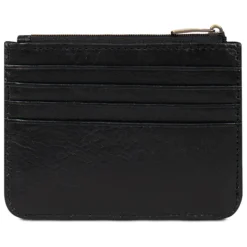 Porte-cartes ONDINE Noir Daisy en cuir