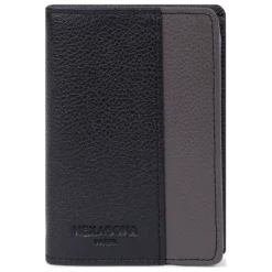 Porte-cartes Stop RFID Cuir DUO Noir/Taupe
