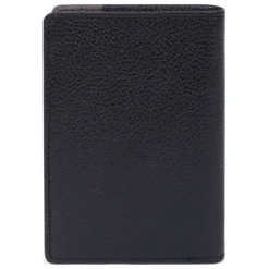 Porte-cartes Stop RFID Cuir DUO Noir/Taupe