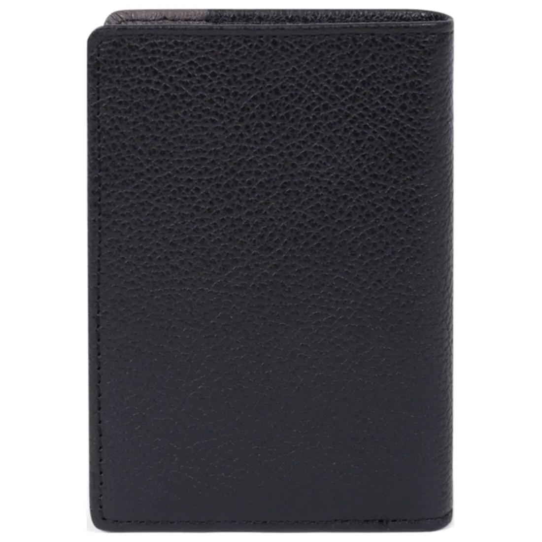 Porte-cartes Stop RFID Cuir DUO Noir/Taupe