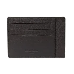Porte-cartes Stop RFID Cuir CONFORT Marron foncé Lana