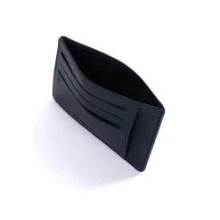Porte-cartes Stop RFID Cuir CONFORT Marine Nea