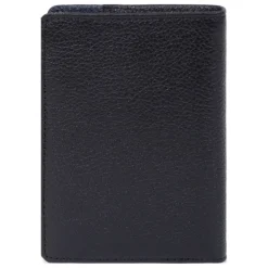 Porte-cartes Stop RFID Cuir DUO Noir/Marine