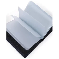 Porte-cartes Stop RFID Cuir DUO Noir/Marine