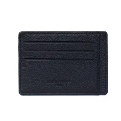 Porte-cartes Stop RFID Cuir CONFORT Noir Yara