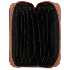 Porte-cartes Stop RFID Cuir SENSATION Cognac Eben