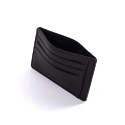 Porte-cartes Stop RFID Cuir CONFORT Marron foncé Tess